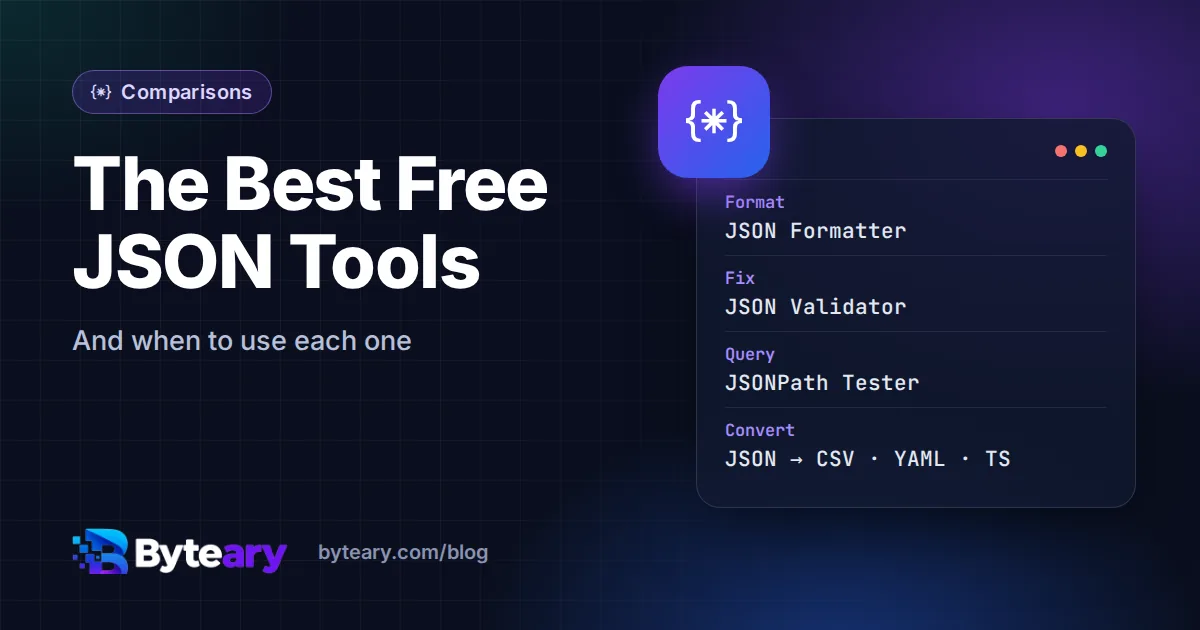 The Best Free Online JSON Tools (and When to Use Each One)