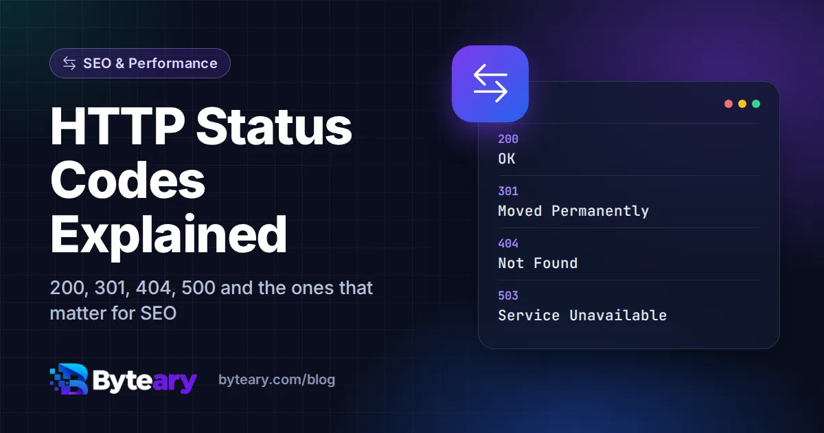 HTTP Status Codes Explained: 200, 301, 404, 500 and the Ones That Matter for SEO